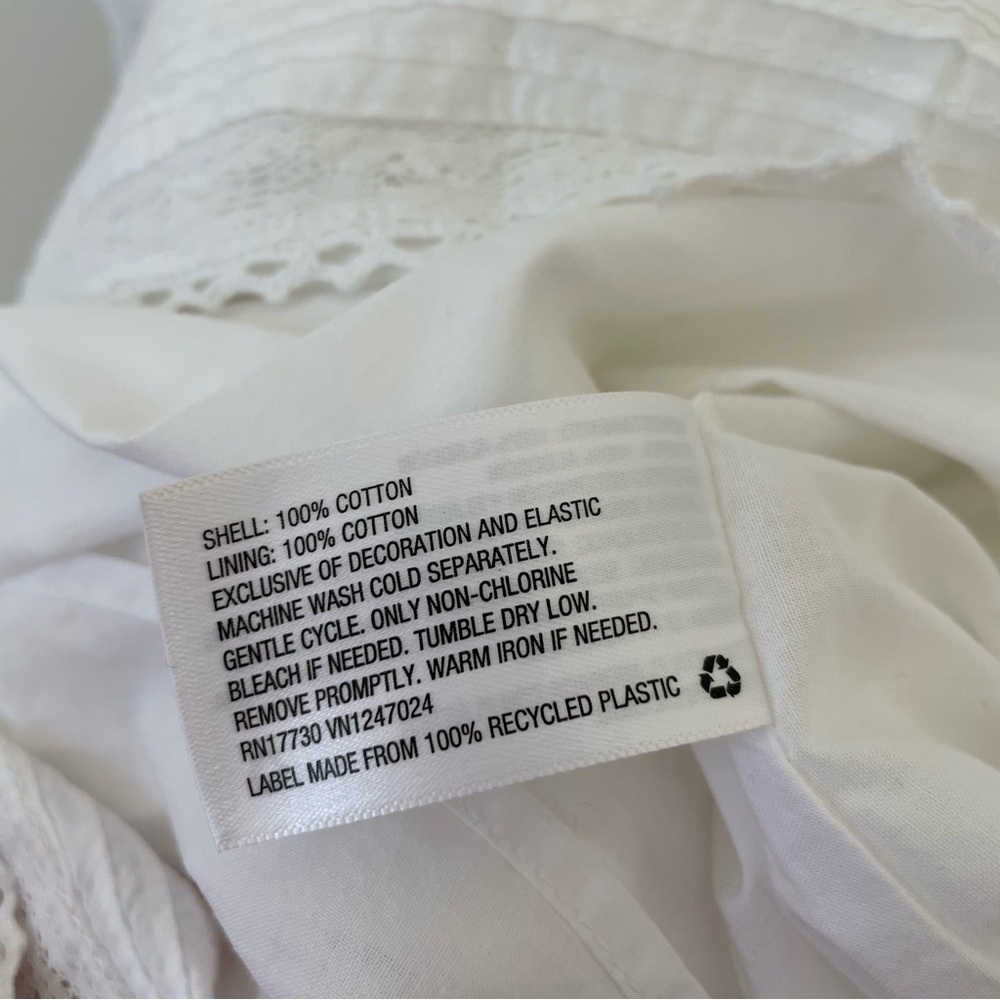LOVESHACKFANCY TARGET CLASSIC DOUBLE RUFFLE DRESS - Picture 10 of 10
